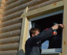 Hur man installerar träfönster i ett trähus - steg-för-steg-instruktioner Korrigera fönster i ett trähus